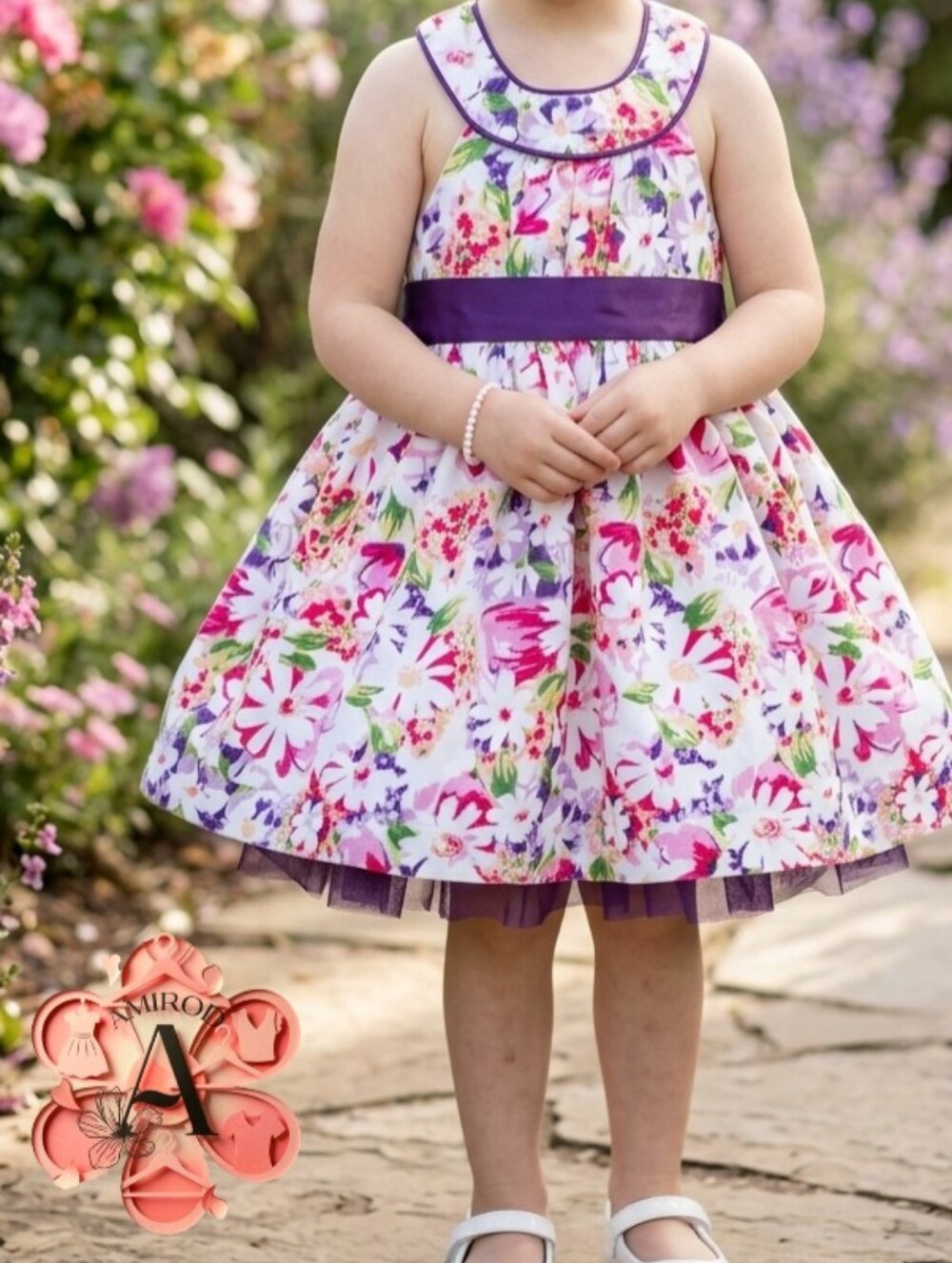 2x1 BOGO Lilybird Baby Girl Vibrant Floral Party Dress 18M